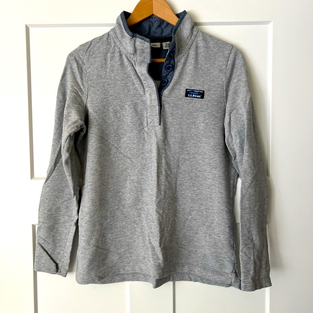 L.L. Bean 1/4 Button Up Sweater, Medium